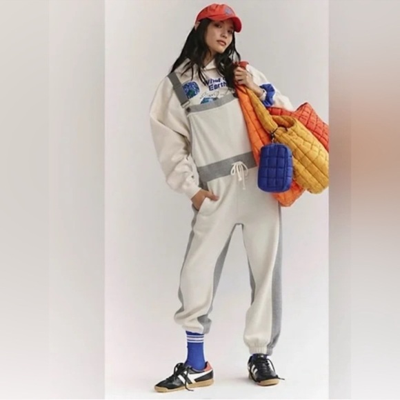 FP Movement Making It Overhaul Heathered Gray Combo Jogger Size Small NWT - Picture 2 of 10